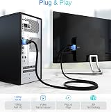 BlueRigger HDMI to DVI Cable 1M High-Speed Bi-Directional Adapter view 4