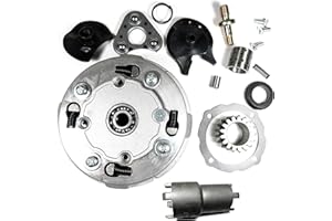OBPD 17 Tooth Semi-Automatic Clutch Assembly for Chinese 70cc, 90cc, 110cc, 125ccCoolster 125cc ATVs 3125XR8-S 3125B 3125R. Includes Clutch Nut Socket