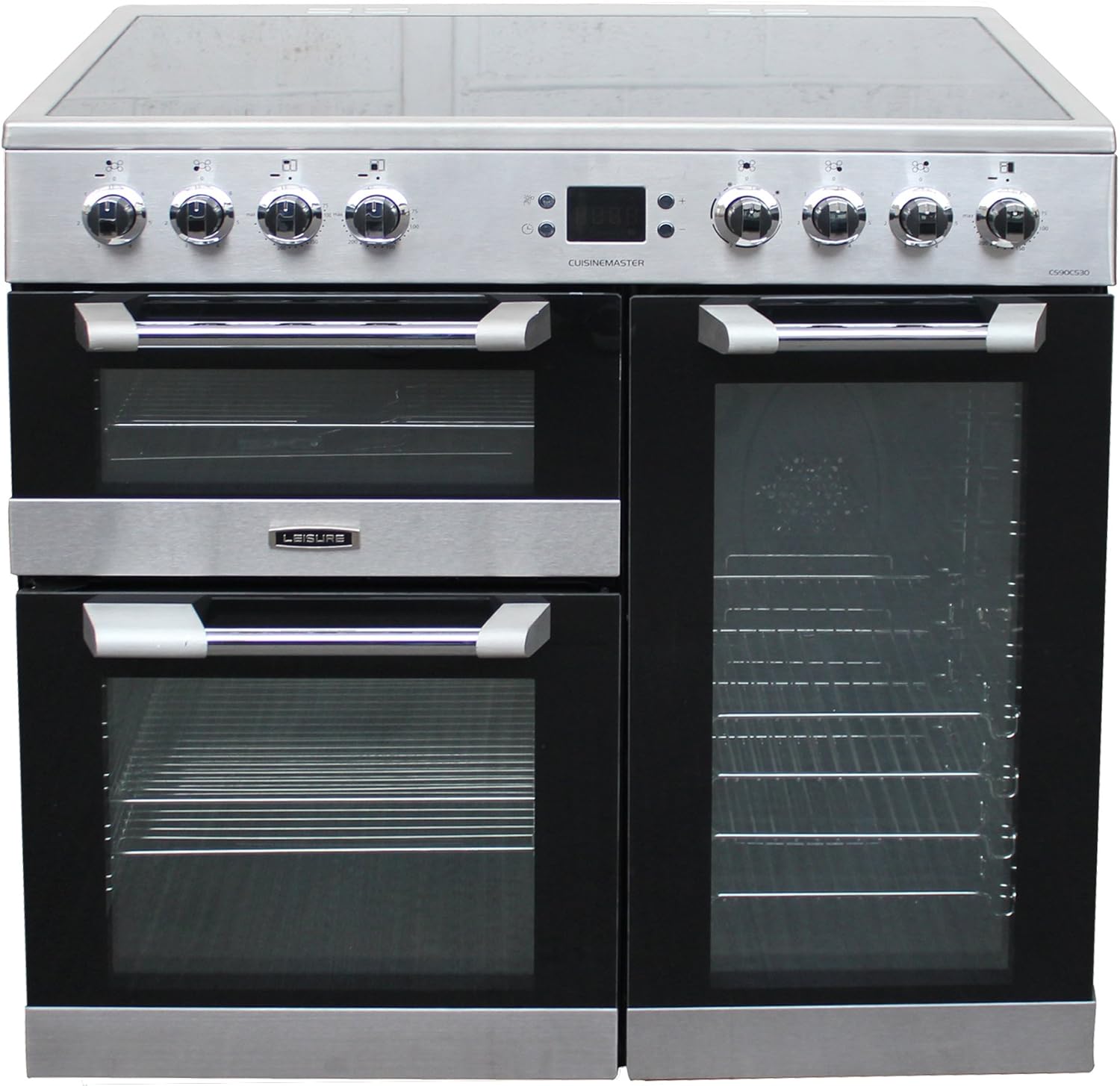 LEISURE CS90C530X Cuisinemaster Stainless Steel 90cm Electric Range Cooker With Ceramic Hob