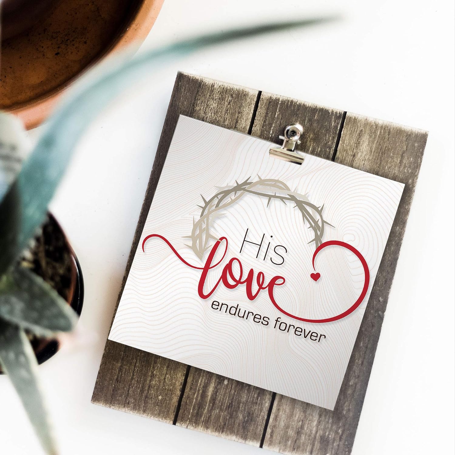 Religious Easter Cards, His love endures forever, pack of 5 - Image 5