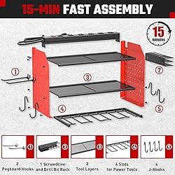 ZESEN Power Tool Organizer with Charging