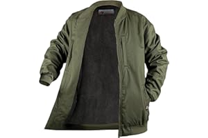 VATRENUS FR Jacket for Men Fleece Lined Flame Retardant Winter Coat Light but Warm Oil Resistant Water Repellent Workwear