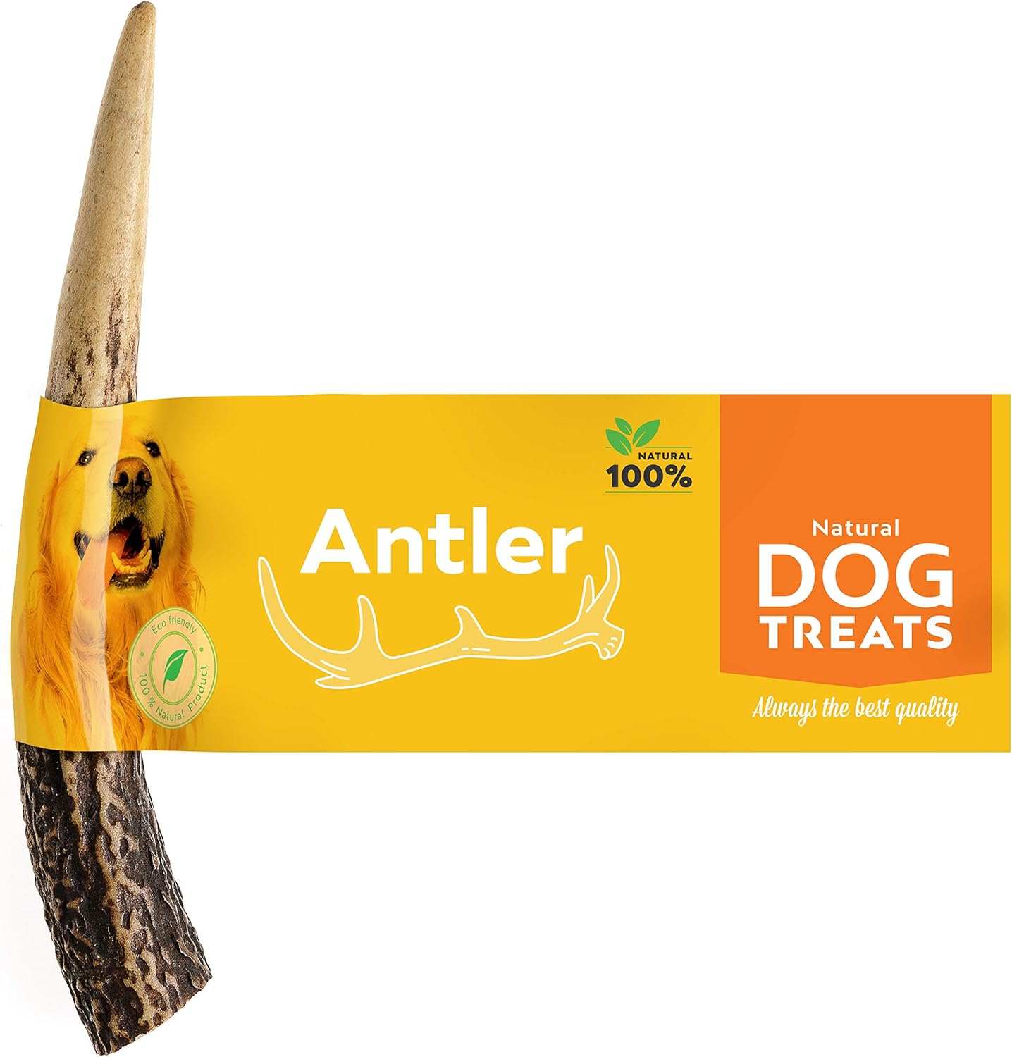 Premium 100 Natural Deer Antler Dog Chew Long Lasting Toy for Dogs