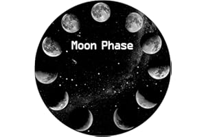 Orzorz Slide Discs Star Projector Galaxy Light Home Planetarium Projector (Work Star Projector) (Moon Phase)