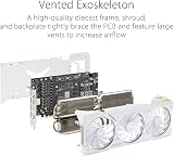ASUS TUF Gaming GeForce RTX 4070 Ti White OC 12GB GDDR6X DLSS 3 view 5