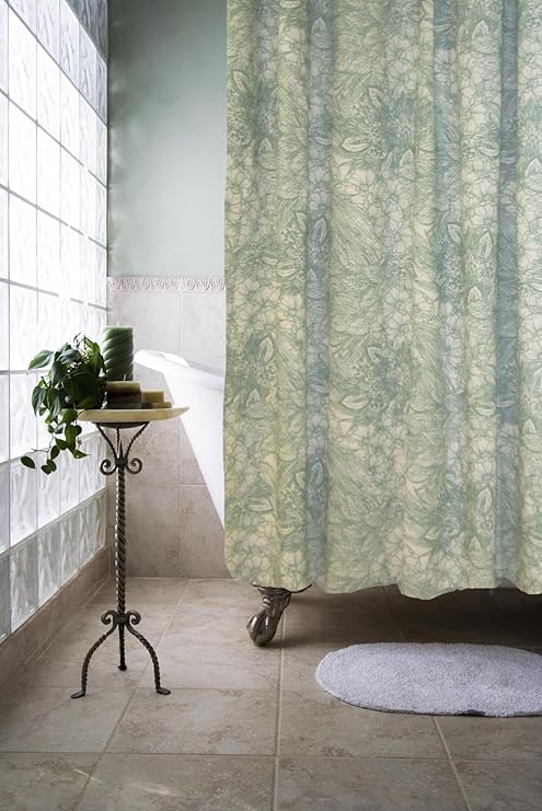 Park B Smith Floral Sketch Shower Curtain 72 X 72 Amazon In