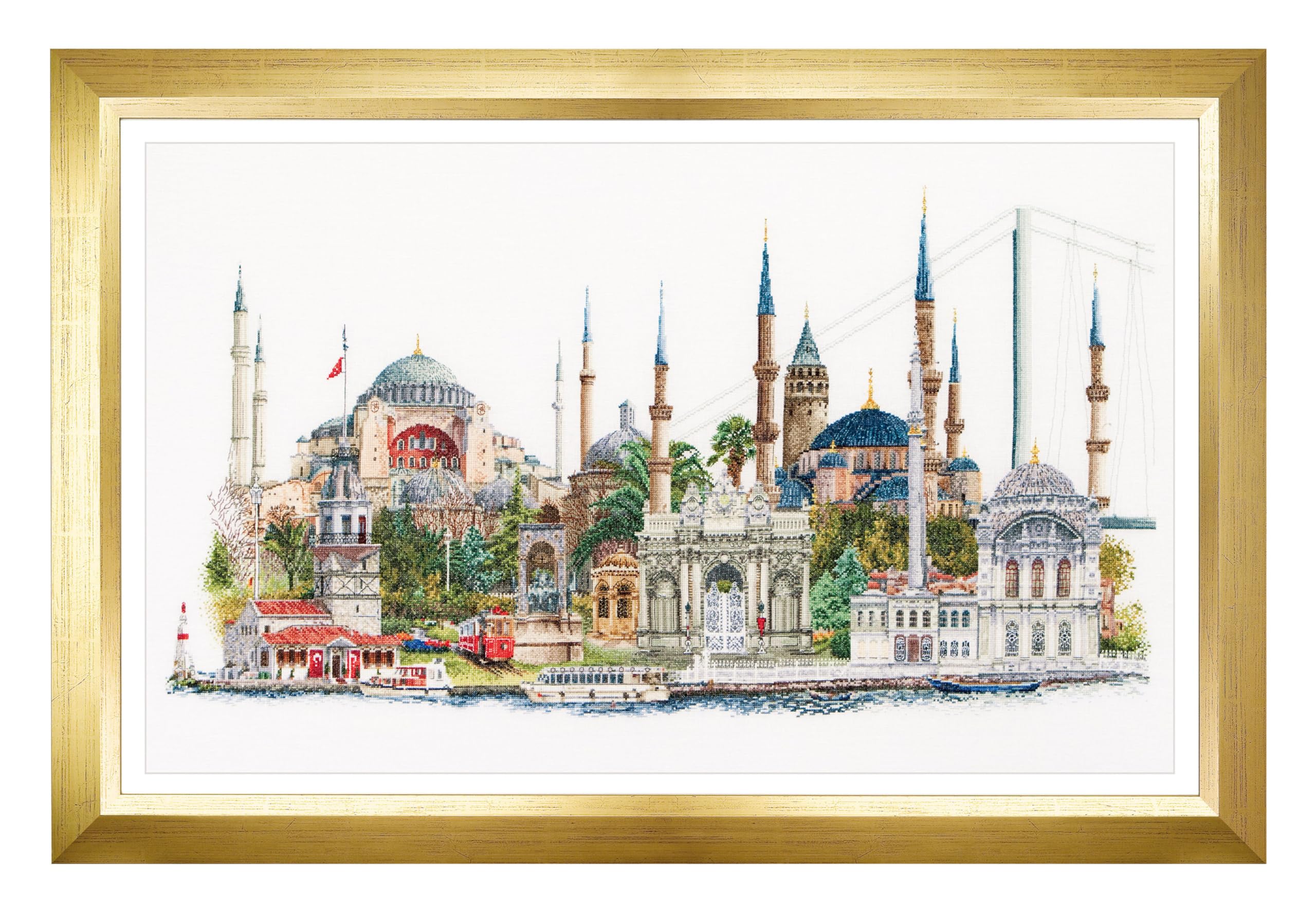 Thea Gouverneur Cross Stitch Kit, Multi-Colour, 79x50cm