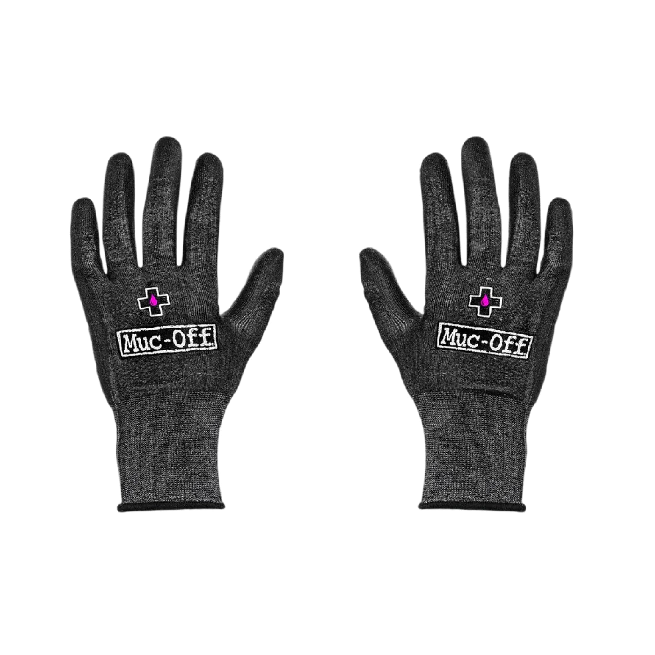 Muc Off Mechanics Gloves - Latex Free Cut-Resistant Workshop Gloves - 360° Hand Protection and Polyurethane Grip - Machine Washable - L