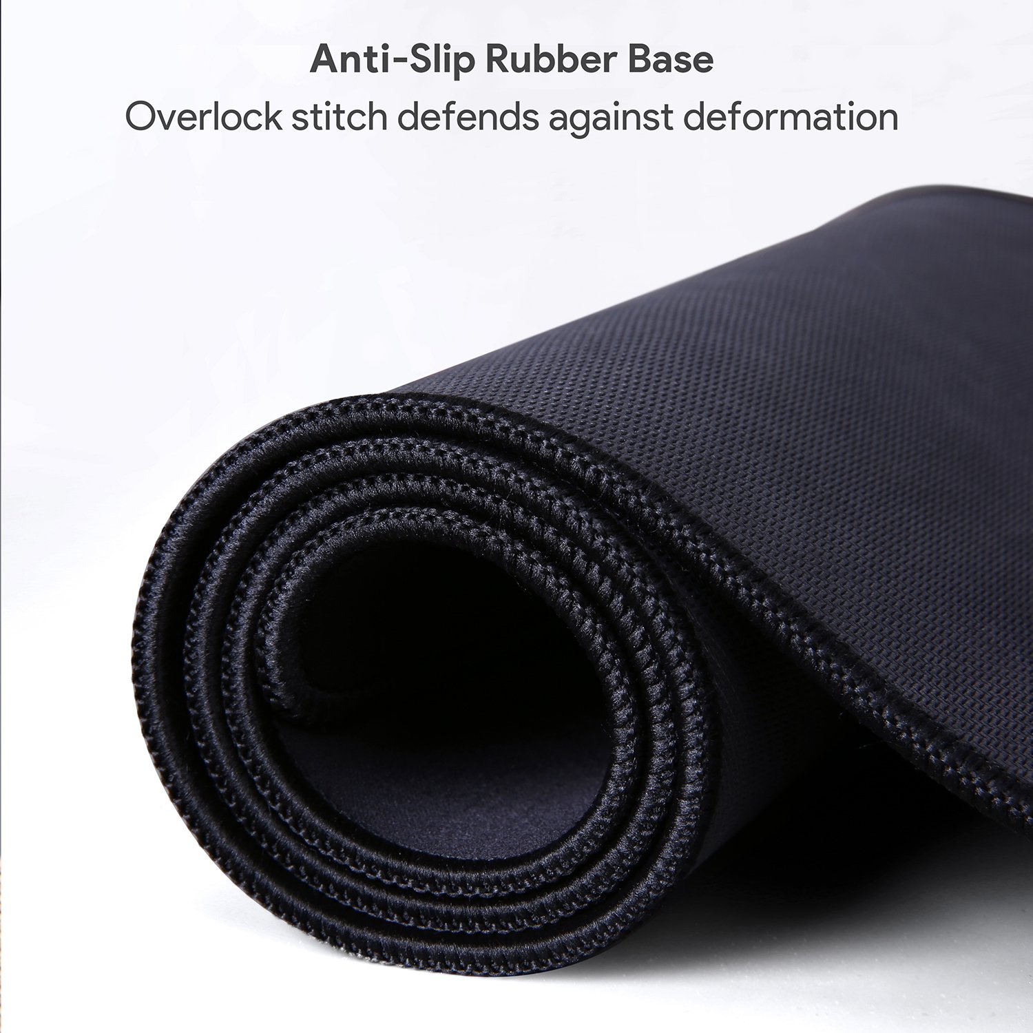 NATOL Gaming Mauspad, 800 x 300 mm Large Mouse Pad, Mausunterlage mit Glatter Oberfläche, Anti Rutsch und Wasserfeste Unterseite aus Gummi, für Tastatur und Maus