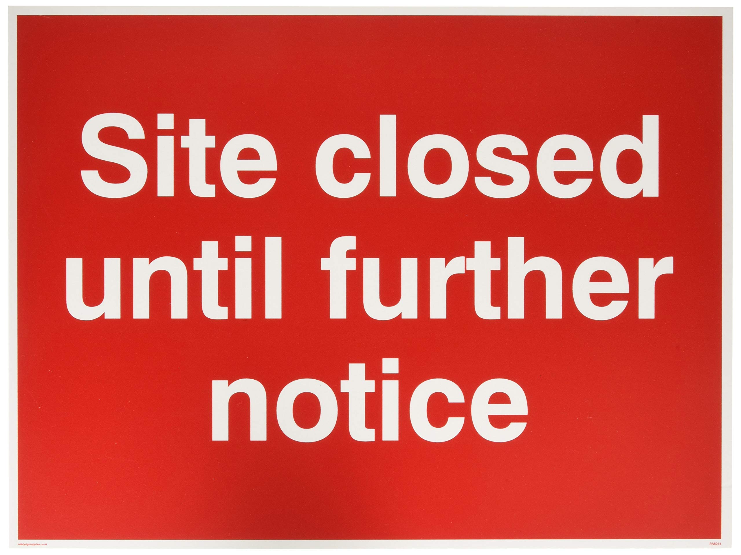 Site closed until further notice