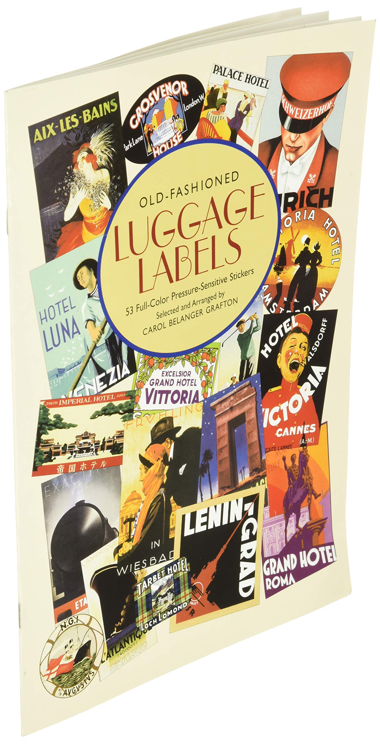 Old-Fashioned Luggage Labels (Dover 
