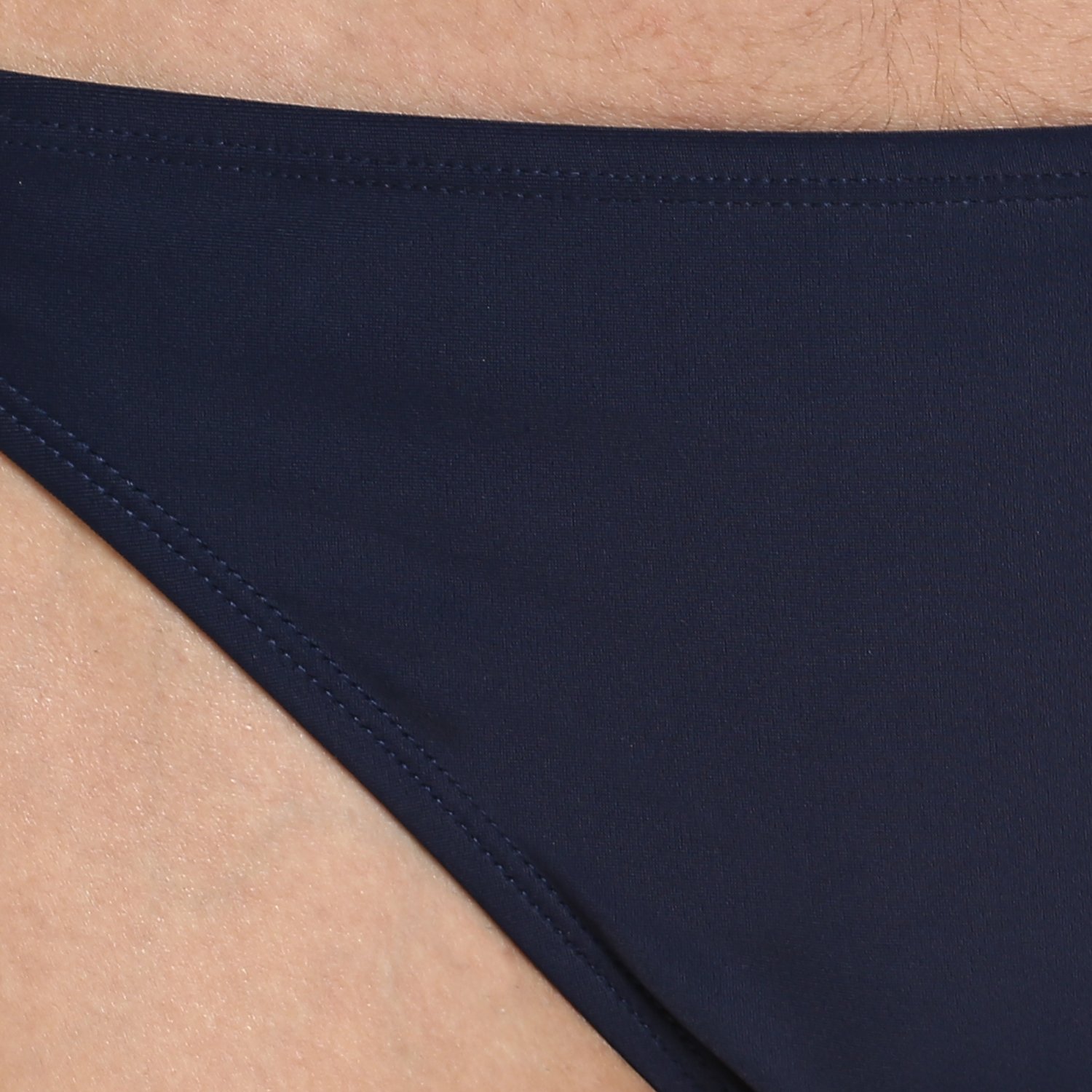 kvl womens solid bikini swimsuit bottom- navy