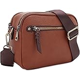 JESSIE & JAMES Small Concealed Carry Camera Crossbody Purse with Wide Shoulder Strap