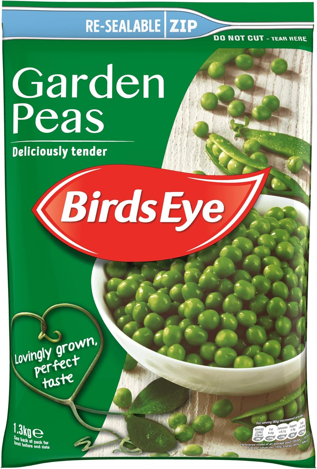 Birds Eye Garden Peas, 1300g (Frozen) Amazon.co.uk Grocery