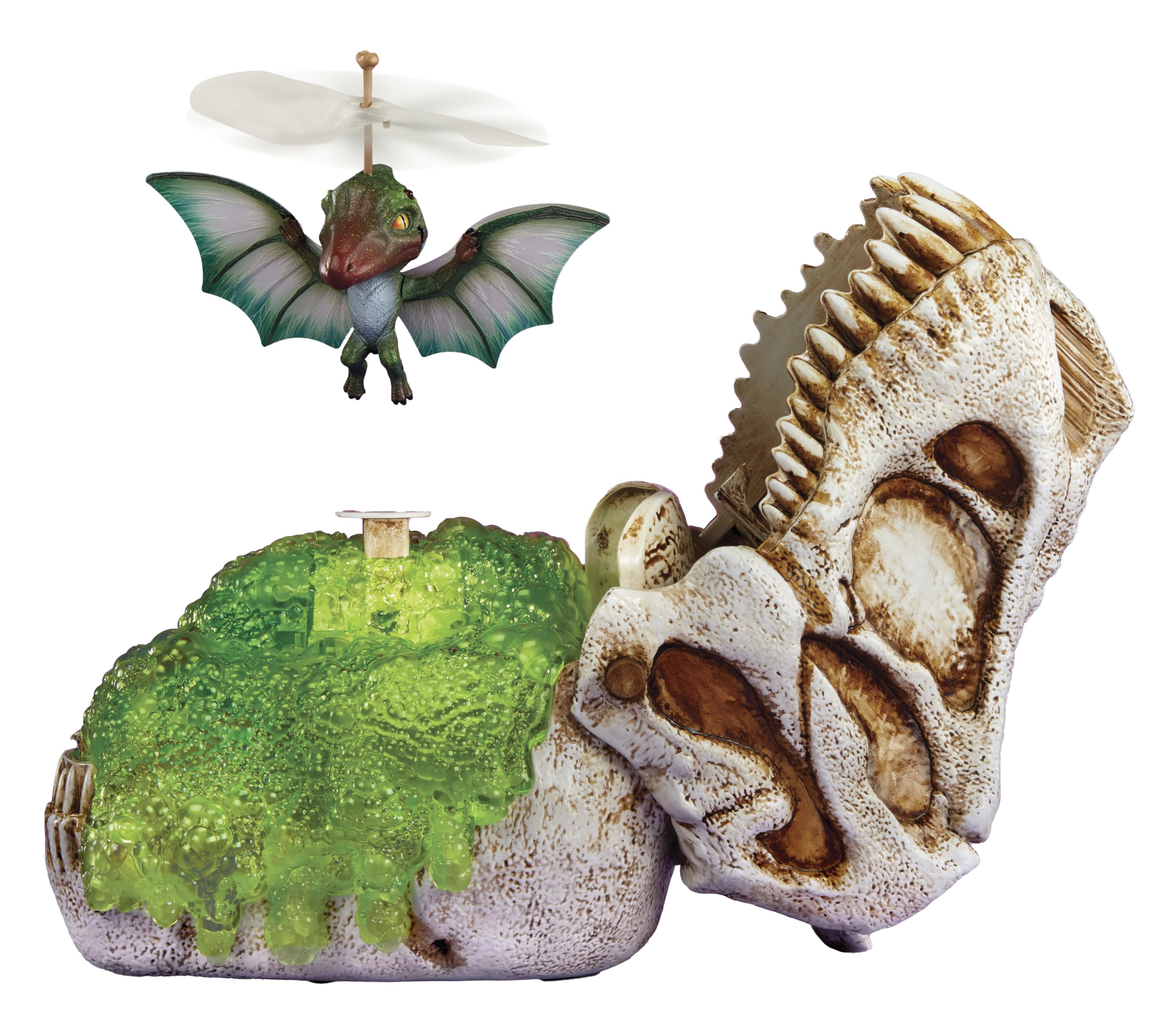 Gross-a-Saurus GrossMos Flying Dino Green - Interactive Dinosaur Toys for Boys and Girls, For Collectors and Kids Ages 6+ Years