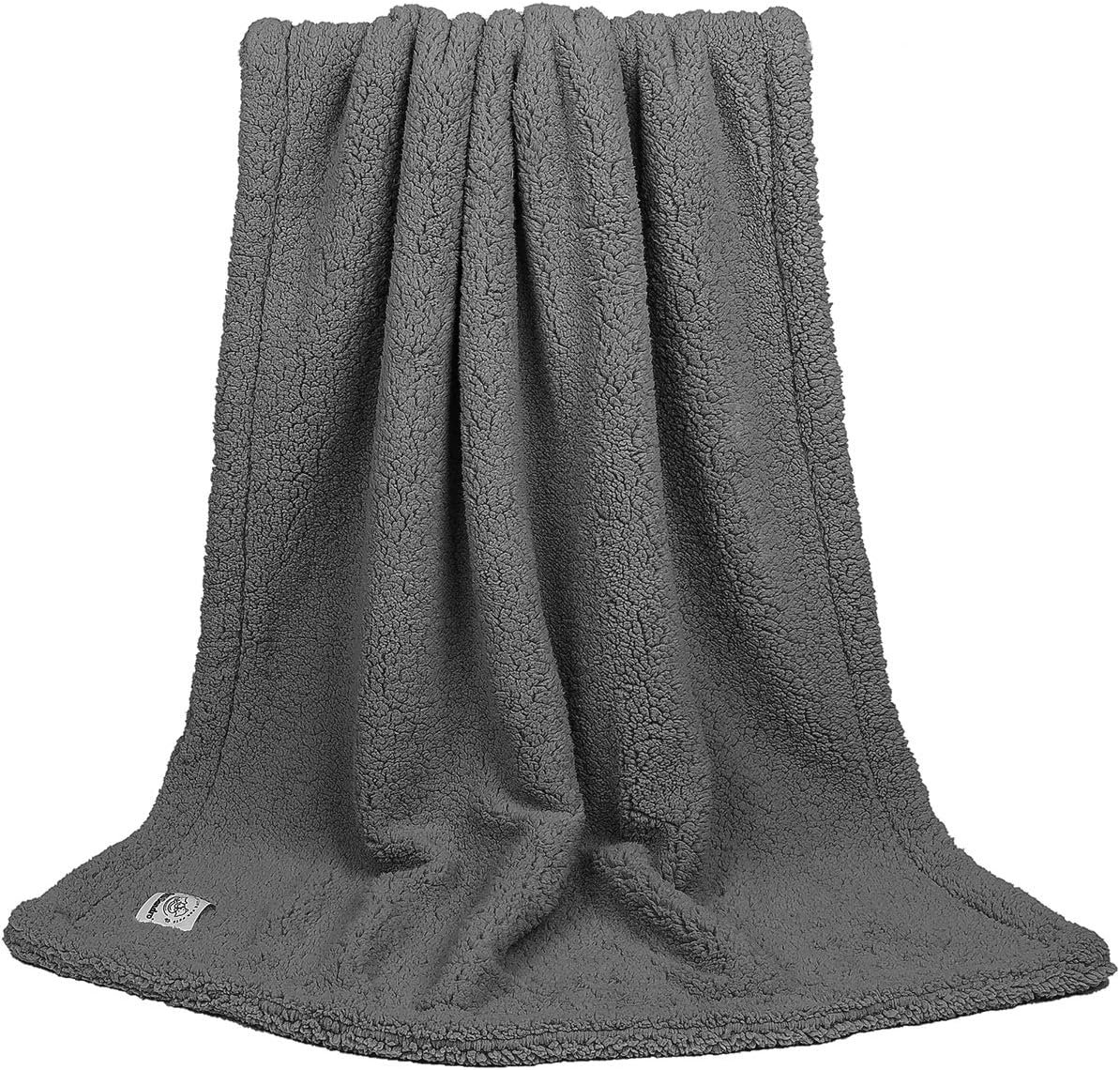 Allisandro 120 x 80cm Dog Blanket Super Soft Fluffy Sherpa [Upgrade Version Double Thickness] - Premium Durable Kitten Soft Fleece Pet Throw for Puppy Dog/Cat