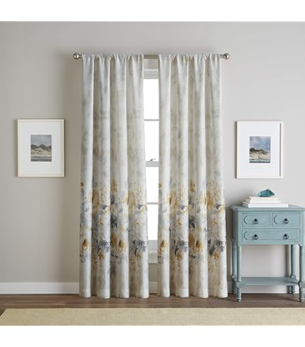 Sutton Window Curtain Panel 52x63 - Ivory