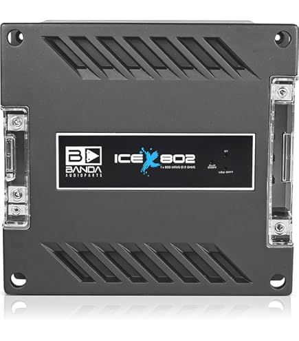 Amazon.com: 1-Channel Vehicle Audio Bass Amplifier - High-Powered