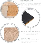 Nicola Spring Coir Door Mats Rainbow 90 x 60cm Pack of 2 Non-Slip view 2