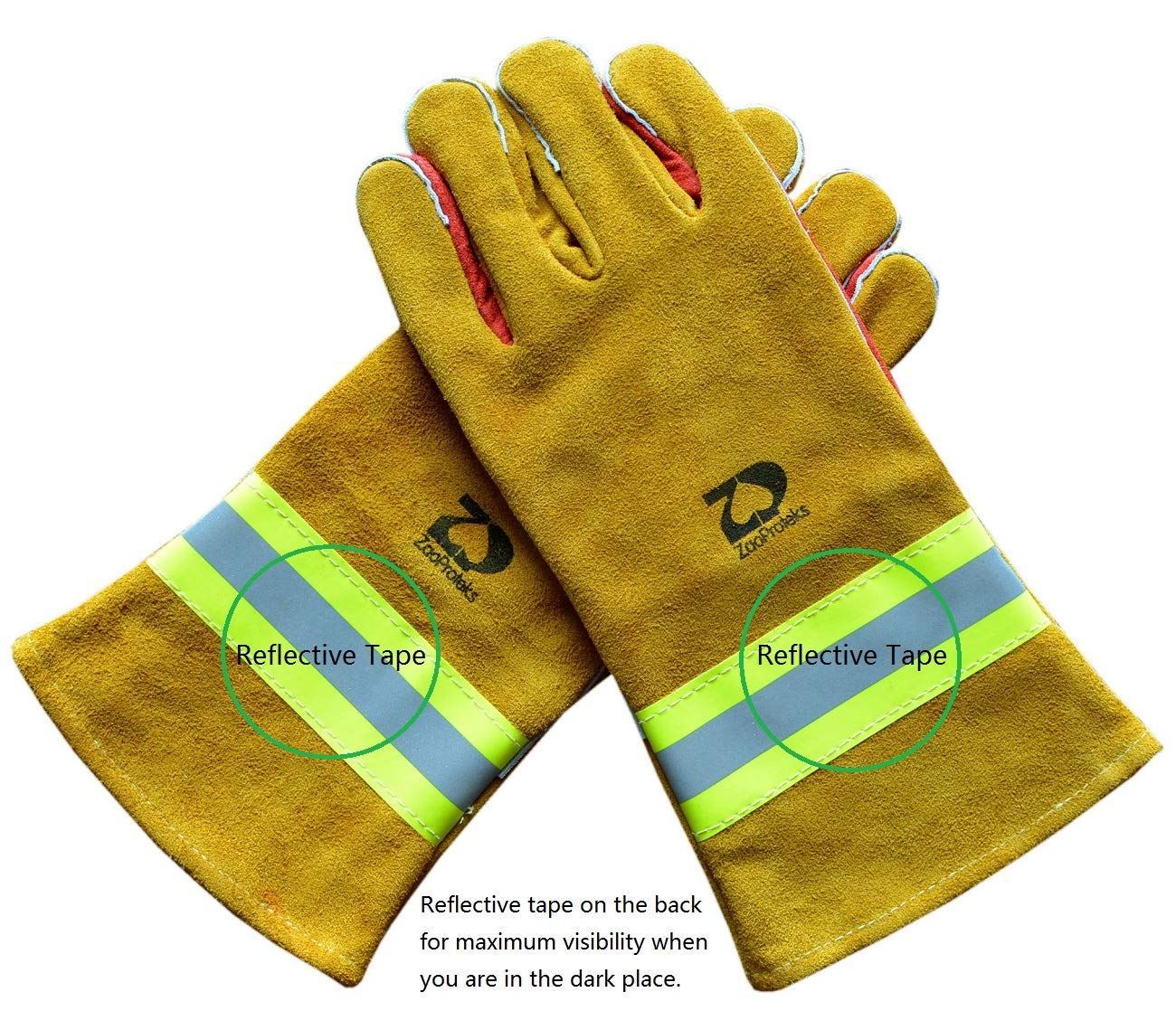 Zaoproteks Zp1711 Cowhide Leather Heat Resistant Reflective