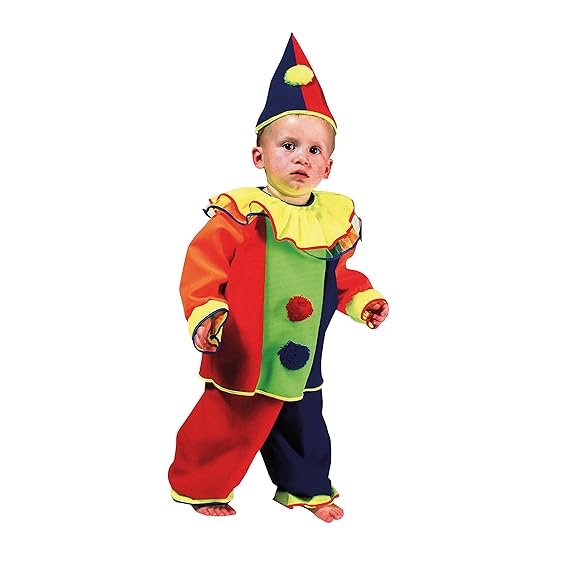 Kostümplanet® Clown-Kostüm Kinder Babys und Kleindkind Faschings-Kostüme Größe 92