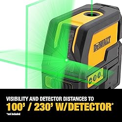 DEWALT Laser Level, Cross Line and Spot