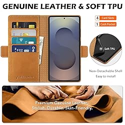 SHIELDON Wallet Case for Galaxy S25 Ultra