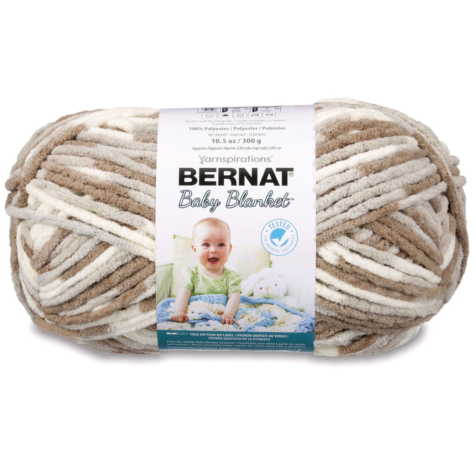 BERNAT BABY BLANKET 300g - LITTLE SANDCASTLES, 161104-4011 — image 1