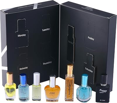 Saffron London Men's Fragrance 7 Day Advent Calendar Gift for Him