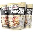 FlapJacked High Protein Pancake, Waffle & Baking Mix, Buttermilk | 12oz, 3 Pack | 20g Protein | Low Carb | High Fiber
