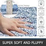 Pauwer Bath Mats Set 2 Piece Teal Ultra Soft Non Slip 50x80cm 50x60cm view 3
