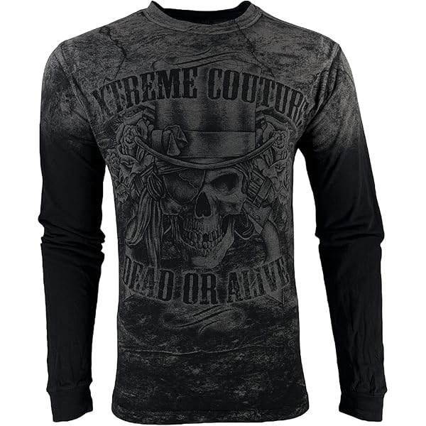 T-SHIRT HOMME XTREME Couture By Affliction Crâne Approprié S-6XL EUR 27 - Foto 10