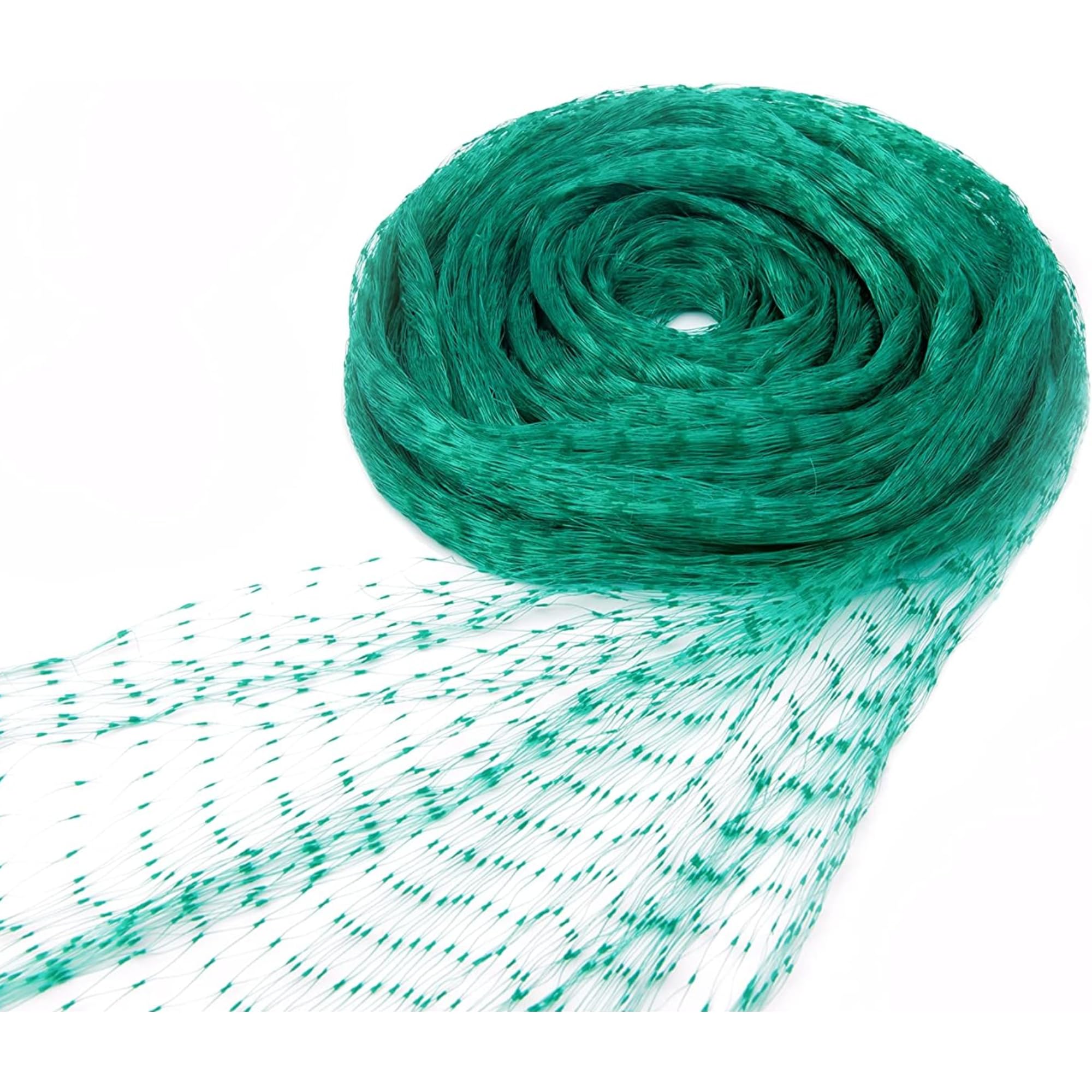 Garden Netting, 2-Pack 2M x 10M Bird Netting for Veg Patch Fine Mesh, PE Trellis Garden Accessories Protects Plants, Fruits, Vegetables, Flowers, Crops, Ponds from Birds, Butterflies and Pests (Green)