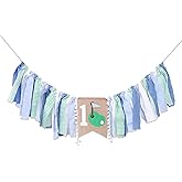 Golf 1st Birthday Highchair Banner - Golf First/One Birthday Party Decoration,High Chair Banner 1st Boy,Green Blue First High Chair