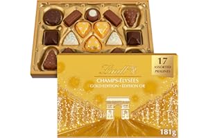 Lindt Champs-Élysées Chocolate Gift Box, 181g; Perfect Chocolate Gift Box; Christmas Candy; Christmas Chocolate