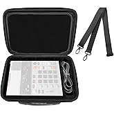 Musiin Audio Sampler Case Compatible with Teenage Engineering EP-133 K.O. II/EP-1320 Medieval Sampler, with Cable Compartment & Top Mesh Pocket, Portable Music Gear Case