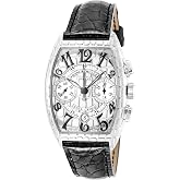 Franck Muller Iron Croc Silver Dial Automatic Winding Crocodile Leather Men Watch 7880CC-CRO-IRON-BLK