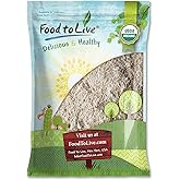Food to Live Organic Whole Grain Buckwheat Flour, 8 Pounds – Non-GMO, Kosher, Unbleached, Unbromated, Unenriched, Stone Ground, Powder, Meal, Sirtfood, Bulk