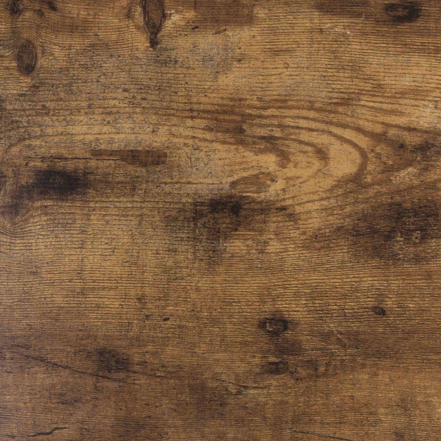 IRONCK Industrial Kitchen Baker’s Rack, Kitchen Island Utility Storage Shelf, Coffee Bar Microwave Stand with 6 Hooks, Metal Frame, Simple Assembly, Vintage Brown - Standing Baker's Racks