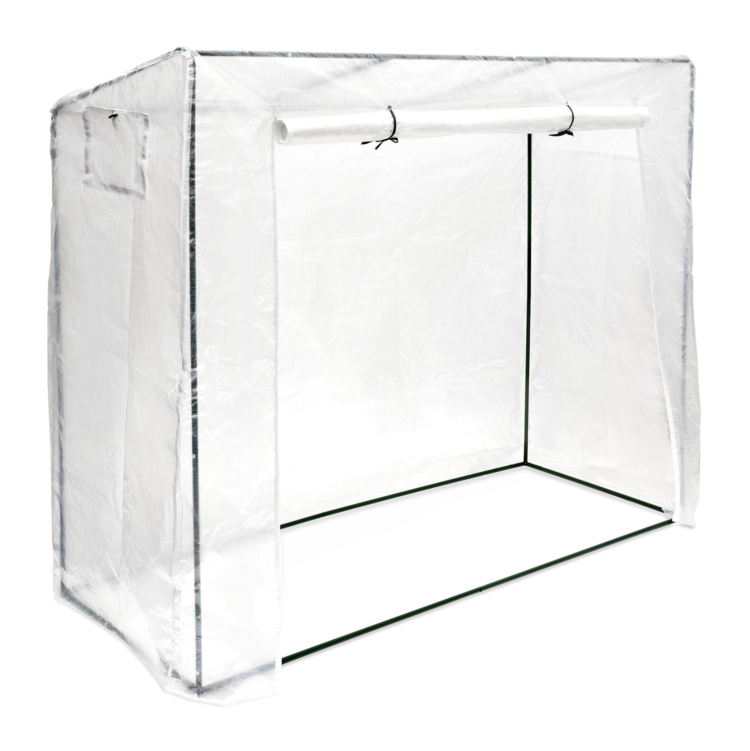 Relaxdays XL Tomato Greenhouse with Slanted Roof 160 x 200 x 82 cm Tomato House to Grow Cultivate Tomatoes Green House as Cold Frame and Tomato Tent w UV Protection, Green