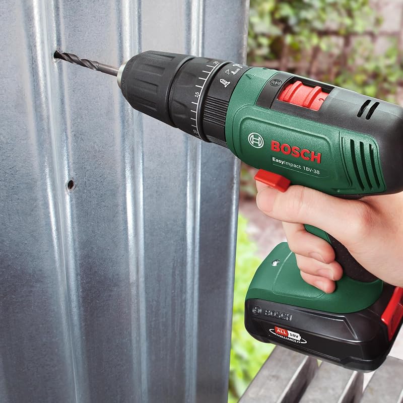 Trapano avvitatore a batteria EasyDrill 18V-38 (1 batteria da 2,5 Ah; sistema 18 volt; in custodia per il trasporto)