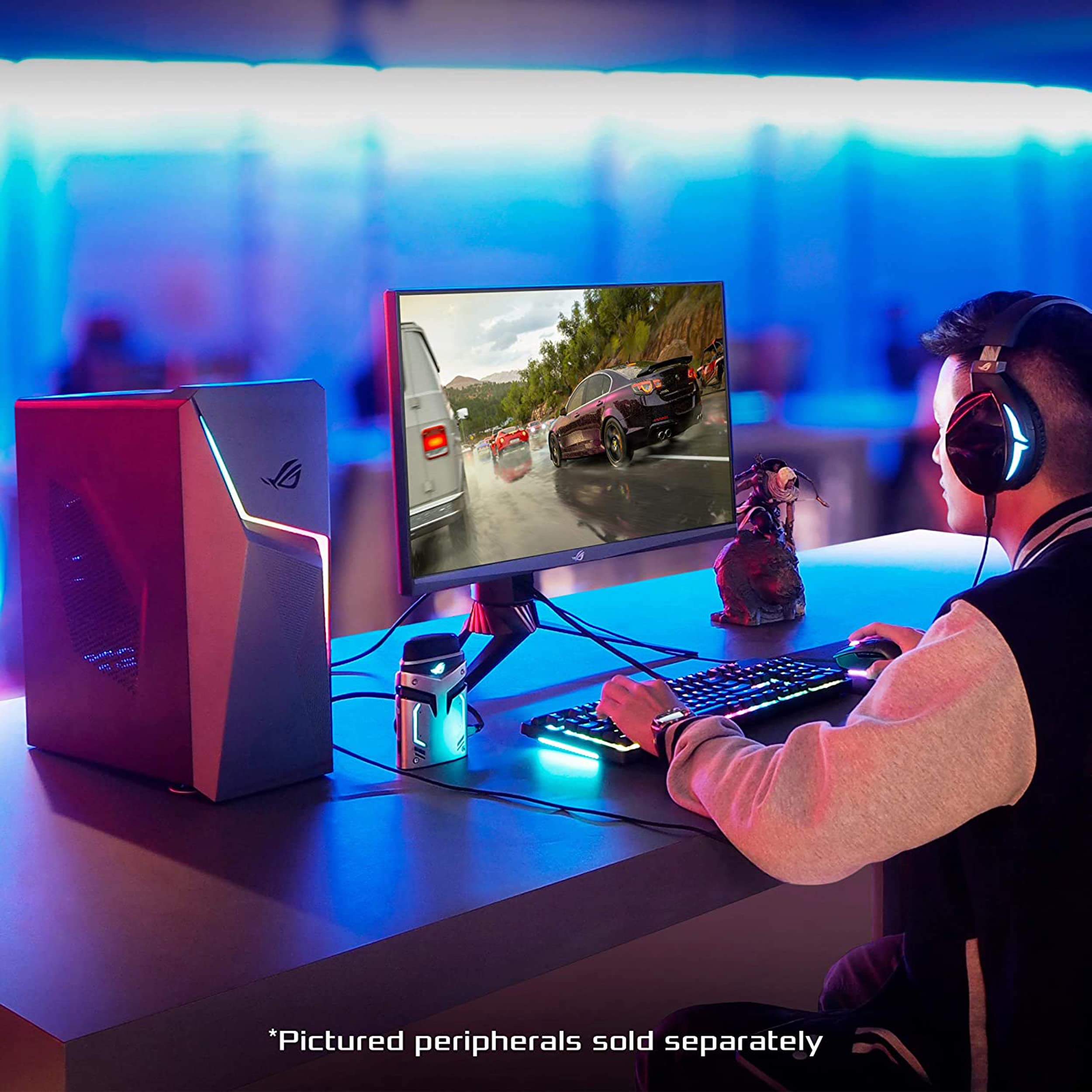 ASUS ROG Strix G10 Gaming Desktop PC, Intel Core i5-11400F, GeForce RTX 3060, 16GB DDR4 RAM, 512GB PCIe SSD, Wi-Fi 5, Windows 11 Home, G10CE-US564