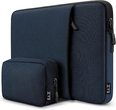 ZYB 14 Inch Laptop Sleeve Waterproof Shockproof Case 14" Notebook Blue