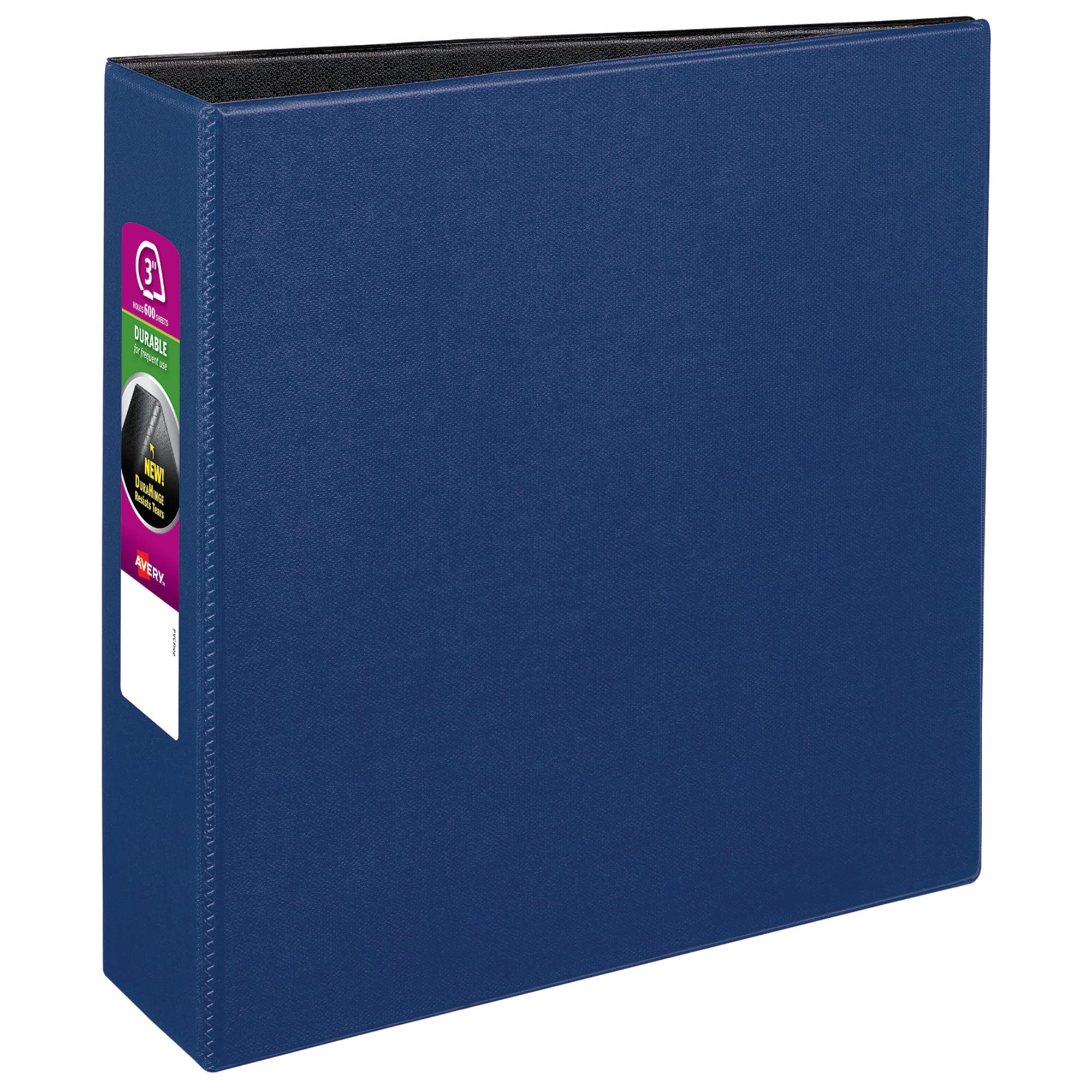 Avery 27651 Vinyl Ring Binder Navy Blue - Vinyl Blue - 600 Sheets - 7.62 cm