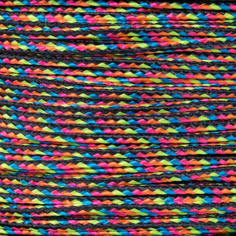 PARACORD PLANET Micro Cord: 1.18mm Diameter 125 Feet Spool of Braided Cord - Available in a Variety of Colors Made in the USA