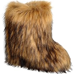Valpeak Snow Boots for Women 2023 Furry Boots