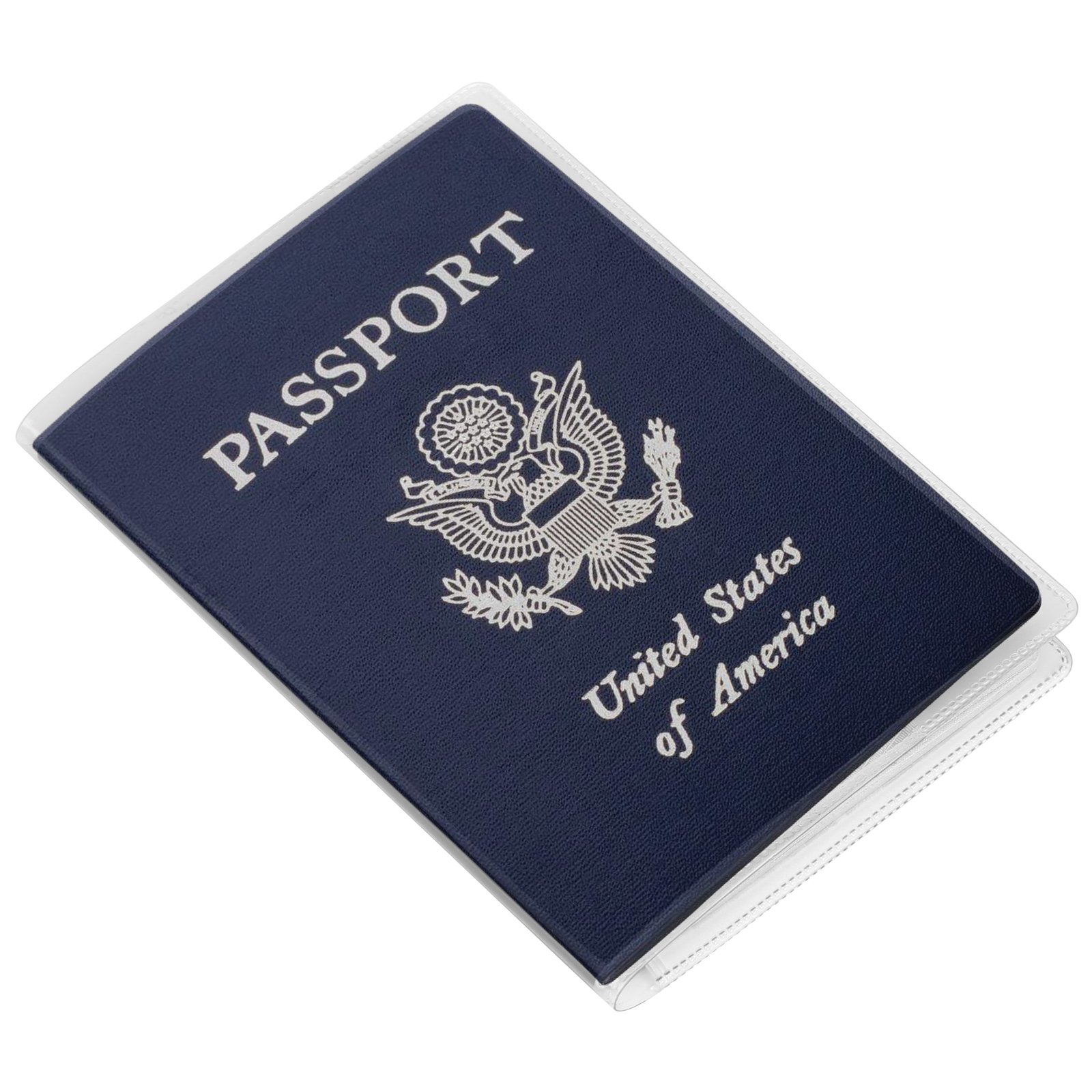 Photo 1 of 5 Pack Passport Cover Protector Case Clear Plastic Vinyl ID Card Holder