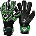 Renegade GK Triton Goalie Gloves with Microbe-Guard (Sizes 5-11, 3 Styles, Level 2) Pro-Tek Fingersaves & Durable 3.5+3MM Super Grip