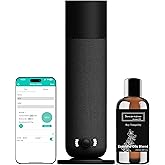 Smart Waterless Essential Oil Diffuser, Scent Air Machine for Home, Aromatherapy Scent Diffuser with Roy Tranquility Oil, Covers Up to 1000 Sq.Ft, Quiet Cold-Air Tech Machine for Hotel, Spa (Black)