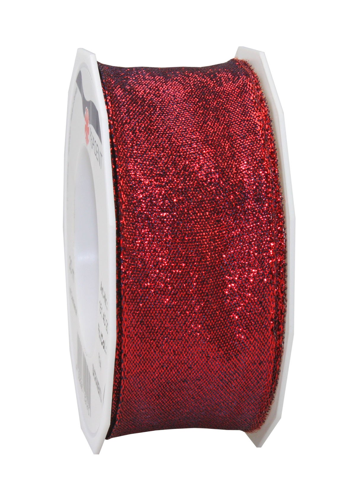 Präsent - Sacramento Wired Ribbon Bordeaux 20-m-Roll 40 mm width